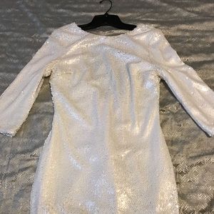 White sparkly nye dress